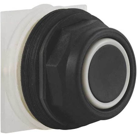 Push Button Operator, Flush, Momentary Action, Not Applicable Release, Non-Illuminated, Black MPN:9001SKR1B