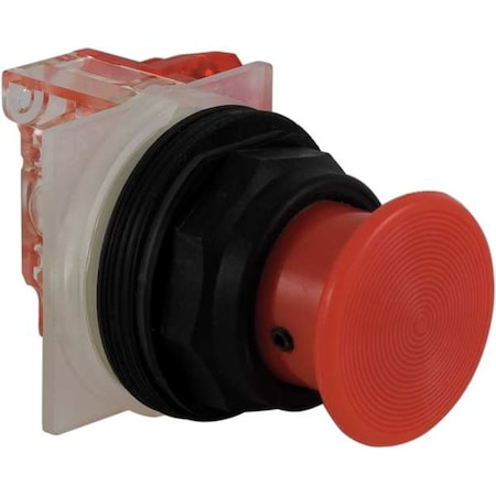 Push Button Operator, Mushroom Head, Momentary Action, Not Applicable Release, Non-Illuminated, Red MPN:9001SKR24RH6