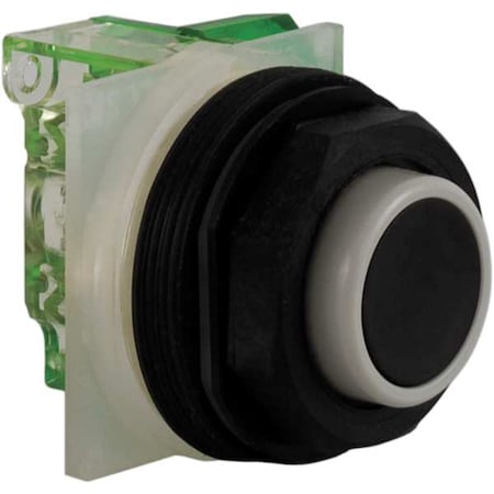 Push Button Operator, 30 mm, 1NO, Black MPN:9001SKR3BH5