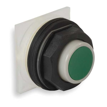 Push Button Operator, Extended, Momentary Action, Not Applicable Release, Non-Illuminated, Green MPN:9001SKR3G