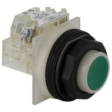 Push Button Operator, 30 mm, SPDT, Green MPN:9001SKR3GH13