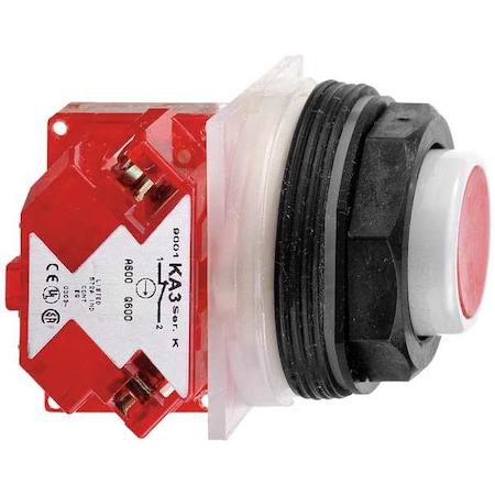 Push Button Operator, 30 mm, 1NC, Red MPN:9001SKR3RH6