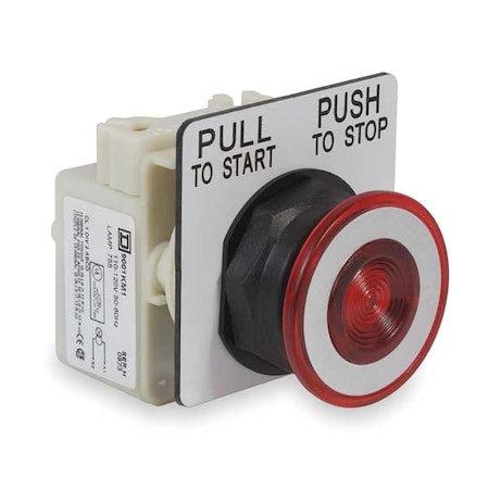 Illuminated Push Button Operator, 30 mm, Red MPN:9001SKR9P1R