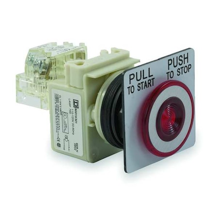 Push Button Operator, 30 mm, SPDT, Red MPN:9001SKR9P1RH13