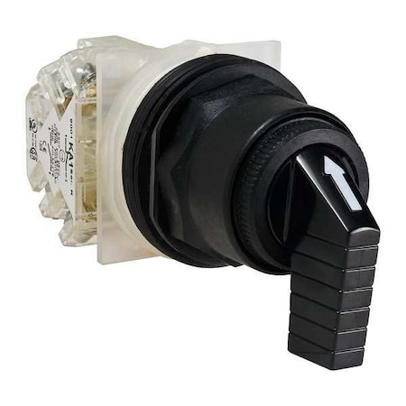 SelectorSwitch, Non-Illum, 3Pos, 30mm, Black MPN:9001SKS53FBH13