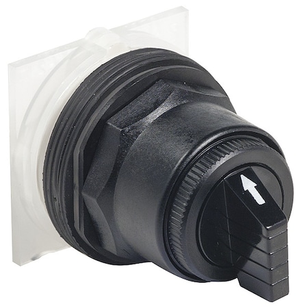 ShortHandleSelectorSwitch, Blk, 3Pos, 30mm MPN:9001SKS63B