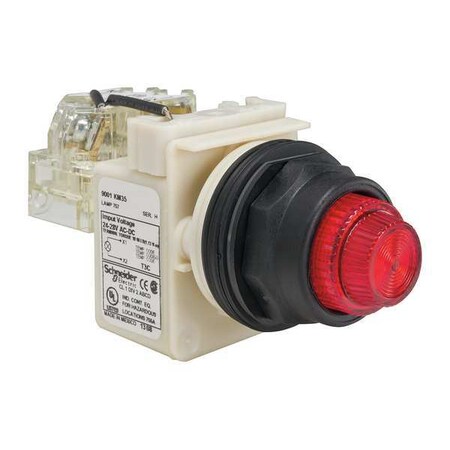 Pilot Light, Red, 30mm, Incandescent MPN:9001SKT35R31