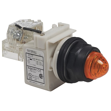 Pilot Light, White, 30mm, LED MPN:9001SKT38LWW31