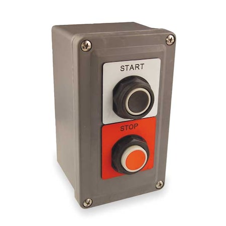 ControlStation, Dead-End, 2Buttons, Blk/Red MPN:9001SKY201