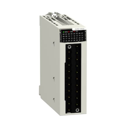 Analog non isolated high level IO module, Modicon X80, 4 I, 2 O, 0 to 20mA, 4 to 20mA, 10V positive or negative MPN:BMXAMM0600