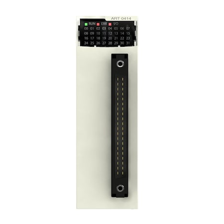 Analog isolated low level input module, Modicon X80, 4 inputs, 40mV positive or negative MPN:BMXART0414