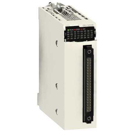 Discrete input module, Modicon X80, 32 inputs, 24V DC positive MPN:BMXDDI3202K