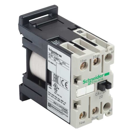 IEC Control Relay, 1NO/1NC, 24V AC, 10 A MPN:CA2SK11B7