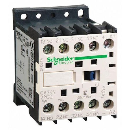 Control Relay 600Vac 10Amp Iec +Options MPN:CA3KN22GD