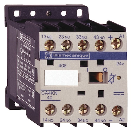 Control Relay 600Vac 10Amp Iec +Options MPN:CA4KN22BW3