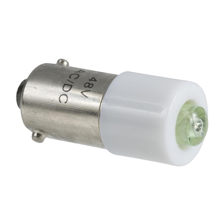 LED bulb, Harmony XB4, BA9s, green, 1.2W, 6V AC/DC MPN:DL1CD0063