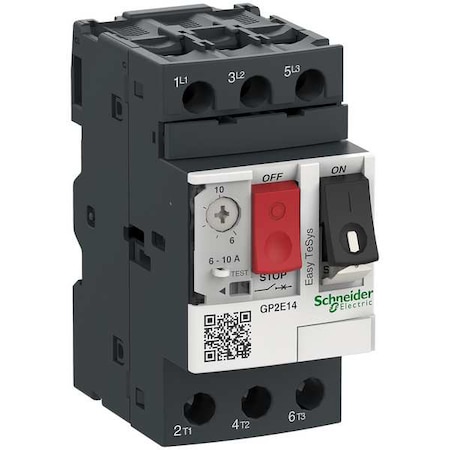 Manual Motor Starter, Not Applicable, 3 P, 3 Phase, Push Button, 10 A MPN:GP2E14