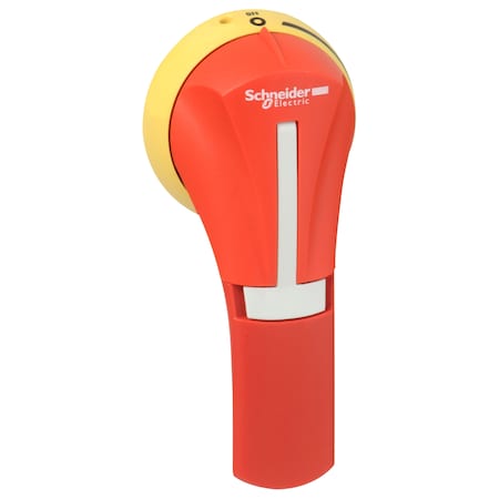 External rotary handle, TeSys GS, red handle, front mounting, 2 positions I-O, NEMA 4-4X, for GS 30-400A UL MPN:GS2AH440