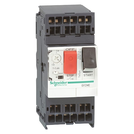 Manual Motor Starter, 3 P, Push Button, 14 A MPN:GV2ME163