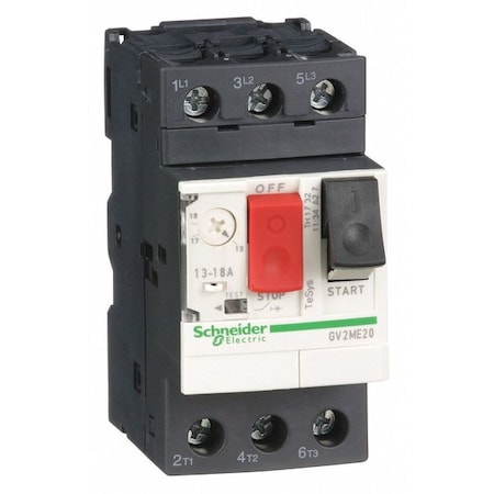 Manual Motor Starter, Not Applicable, 3 P, 3 Phase, Push Button, 18 A MPN:GV2ME20