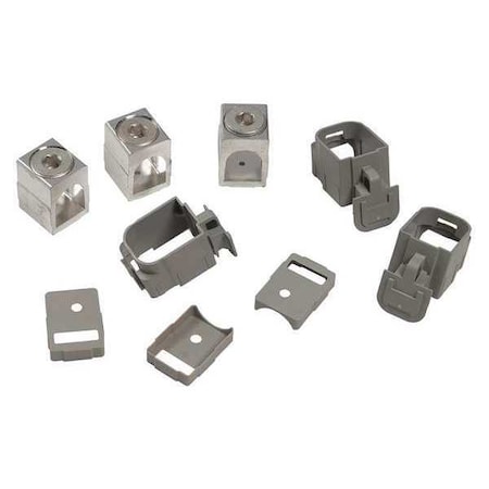 Clip-on connectors, TeSys GV7, 220 A, cable 1.5 to 185sq mm, set of 3 MPN:GV7AC022