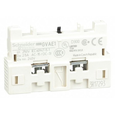 Manual Starter Aux Contact 575Vac 1Amp I MPN:GVAE1