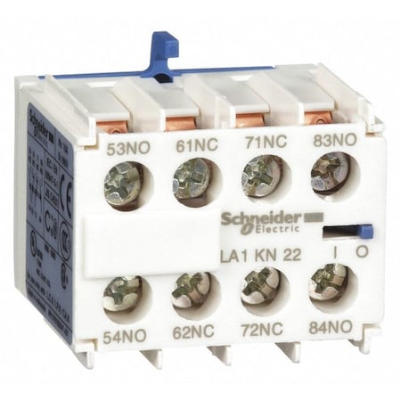 Auxiliary Contact Block, 2NO/2NC, 10 A MPN:LA1KN22