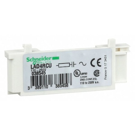 Rc Transient Suppressor 110 To 250 Vac MPN:LAD4RCU