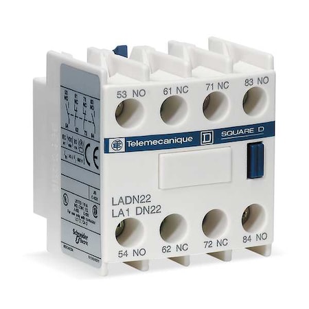 Auxiliary Contact Block, 1NO/3NC, 10 A MPN:LADN13