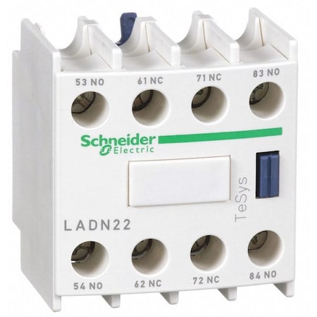 Auxiliary Contact Block, 2NO/2NC, 10 A MPN:LADN22
