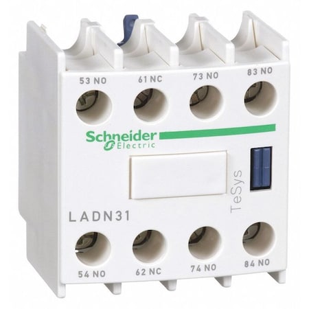 Auxiliary Contact Block, 3NO/1NC, 10 A MPN:LADN31