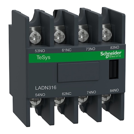 Auxiliary Contact Block, Front, 690V AC MPN:LADN316