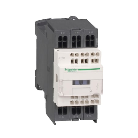 IEC Magnetic Contactor, 1NC/1NO, 120V AC, 3 P, Non-Reversing, Spring Type MPN:LC1D093G7