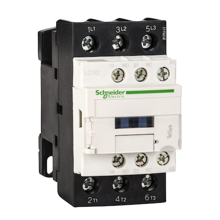 IEC Magnetic Contactor, 1NC/1NO, 120V AC, 3 P, Non-Reversing, Box Lug MPN:LC1D326G7