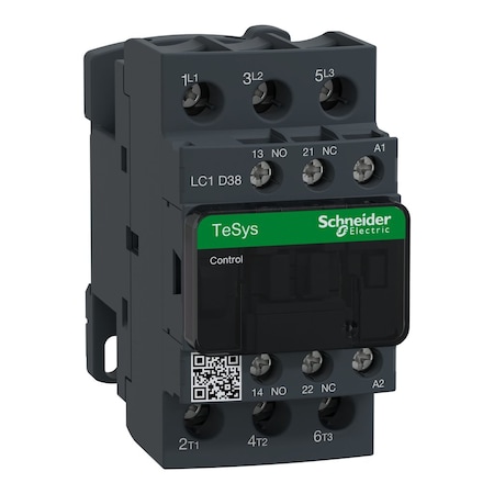 IEC Magnetic Contactor, 1NC/1NO, 230V AC, 3 P, Non-Reversing, Screw Clamp MPN:LC1D38P7