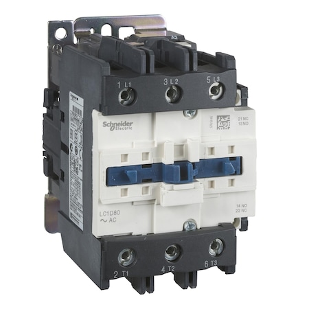 IEC Magnetic Contactor, 1NC/1NO, 48V AC, 3 P, Screw Clamp MPN:LC1D50LE7