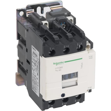 IEC Magnetic Contactor, 1NC/1NO, 220V AC, 3 P, nonreversing, Screw Clamp MPN:LC1D65M7
