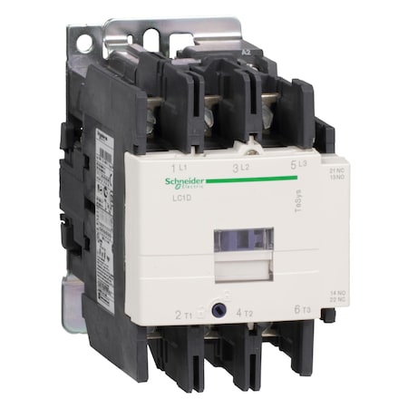 IEC Magnetic Contactor, 1NC/1NO, 120V AC, 3 P, Non-Reversing, Screw MPN:LC1D806G7