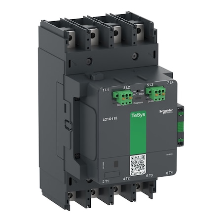 IEC Magnetic Contactor, 1NC/1NO, 48V-130V AC/DC, 4 P, Spring Type MPN:LC1G1154EHEA