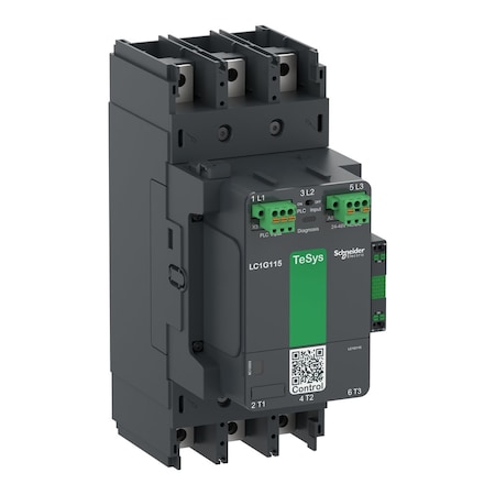 IEC Magnetic Contactor, 1NC/1NO, 200V-500V AC/DC, 3 P, Spring Type MPN:LC1G225LSEA