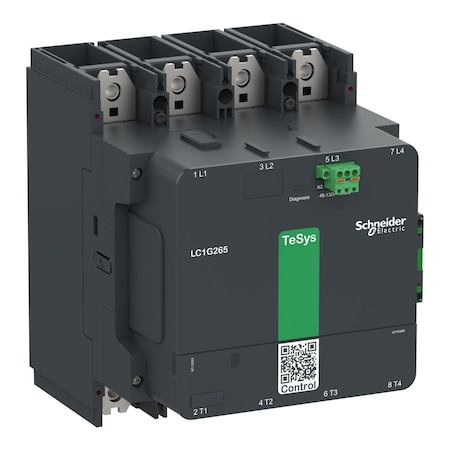 IEC Magnetic Contactor, 1NC/1NO, 100V-250V AC/DC, 4 P, Spring Type MPN:LC1G4004KUEN
