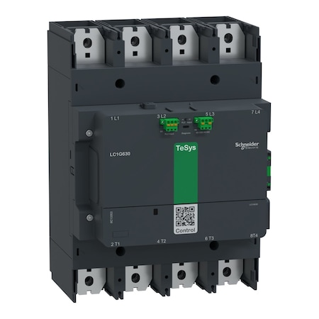 IEC Magnetic Contactor, 1NC/1NO, 48V-130V AC/DC, 4 P, Spring Type MPN:LC1G6304EHEA