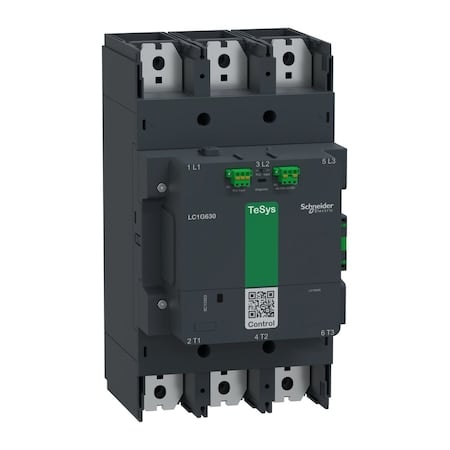 IEC Magnetic Contactor, 1NC/1NO, 48V-130V AC/DC, 3 P, Spring Type MPN:LC1G630EHEA