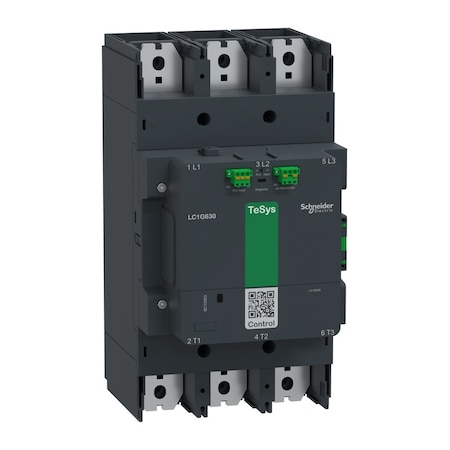 IEC Magnetic Contactor, 1NC/1NO, 200V-500V AC/DC, 3 P, Spring Type MPN:LC1G630LSEA