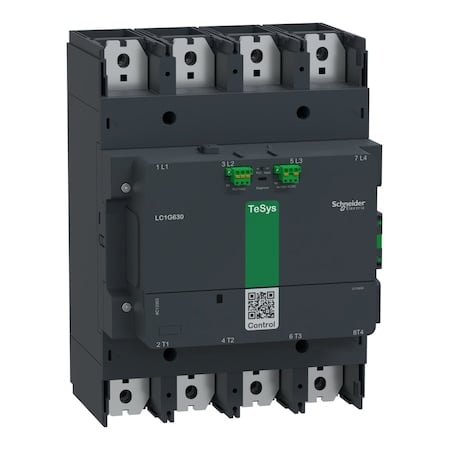 IEC Magnetic Contactor, 1NC/1NO, 48V-130V AC/DC, 4 P, Spring Type MPN:LC1G8004EHEA