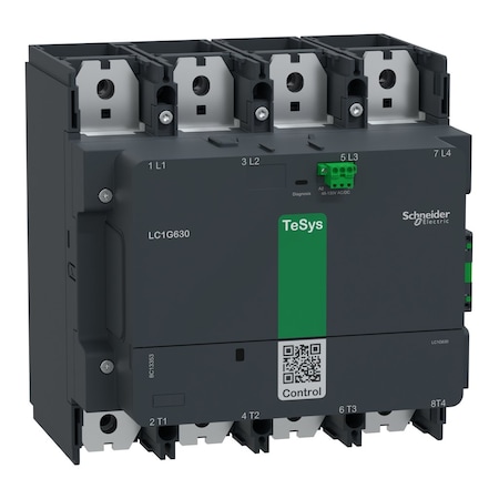 IEC Magnetic Contactor, 1NC/1NO, 48V-130V AC/DC, 4 P, Spring Type MPN:LC1G8004EHEN