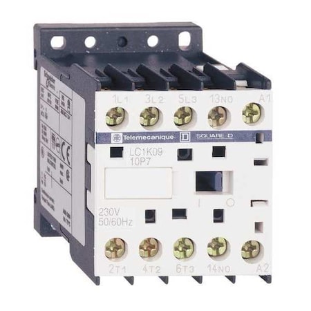 IEC Magnetic Contactor, No Auxiliary Contacts, 110V AC, 3 P, Non-Reversing, Screw Clamp MPN:LC1K0601F7