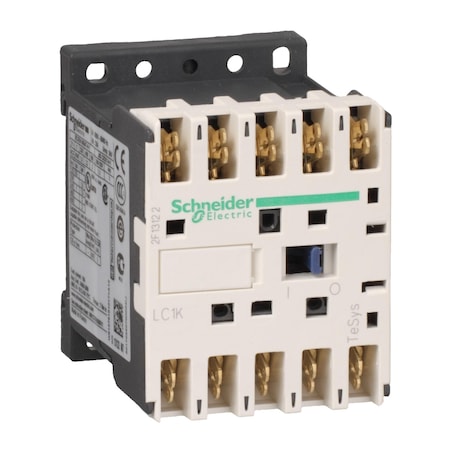 IEC Magnetic Contactor, 2NC/2NO, 220V AC, 4 P, Quick Connect MPN:LC1K090087M7