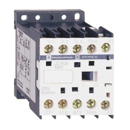 IEC Magnetic Contactor, 1NC, 24V AC, 3 P, Screw Clamp MPN:LC1K1201B7