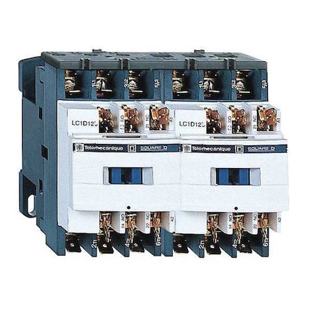 IEC Magnetic Contactor, 1NC/1NO, 24V AC, 3 P, Reversing, Quick Connect MPN:LC2D099B7